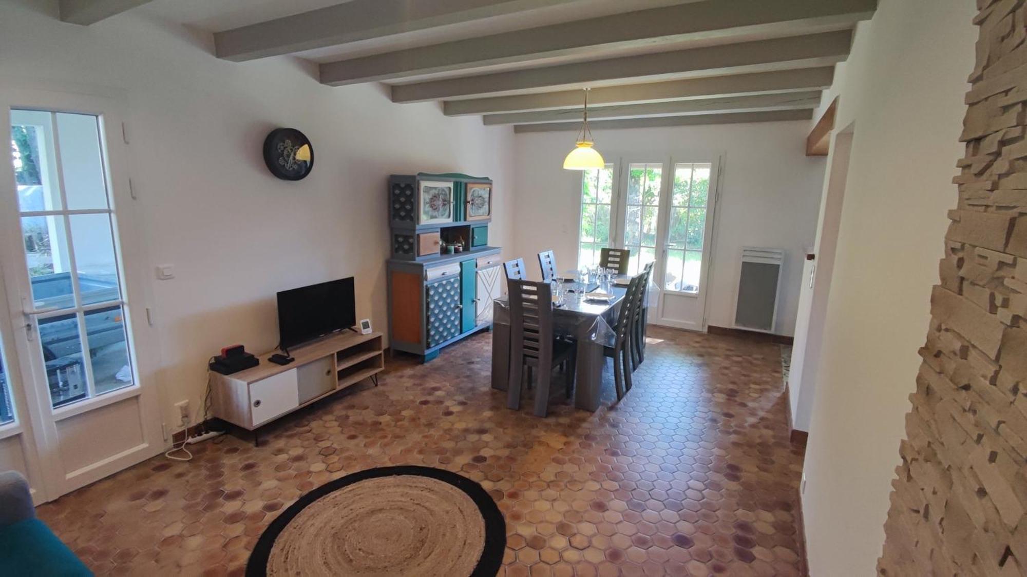 Maison A 8 Min A Pied De La Plage Avec Jardin Clos Et Ombrage Saint-Georges-d'Oleron Luaran gambar